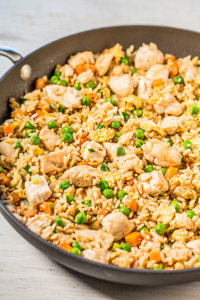Chinese Chicken Fried Rice Recipes
 Easy Better Than Takeout Chicken Fried Rice Averie Cooks