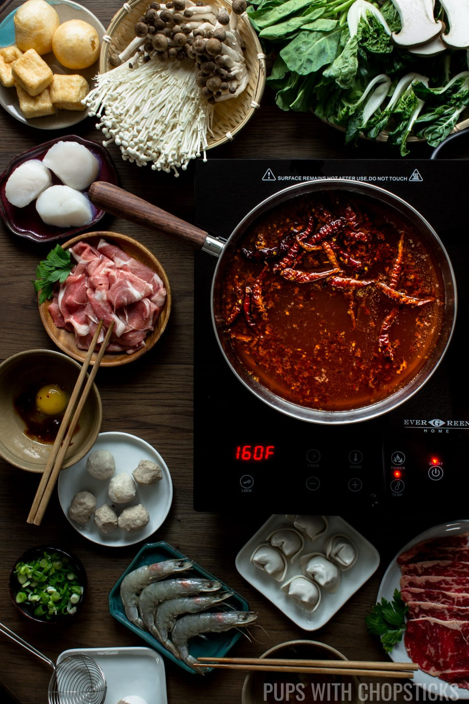 Chinese Hotpot Recipes
 Chinese Hot Pot Recipe Guide Pups with Chopsticks