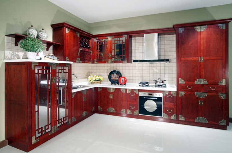 Chinese Kitchen Cabinets
 Chinese kitchen decor with traditional design Decolover