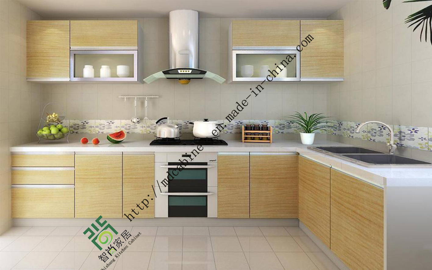 Chinese Kitchen Cabinets
 China 2016 New Design UV Kitchen Cabinet zs 156 China