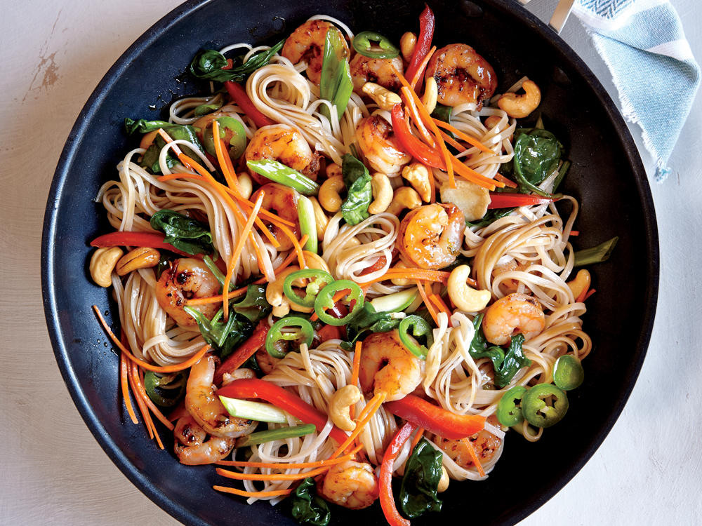 Chinese Noodles With Shrimp
 Chili Garlic Shrimp and Noodle Stir Fry Recipe