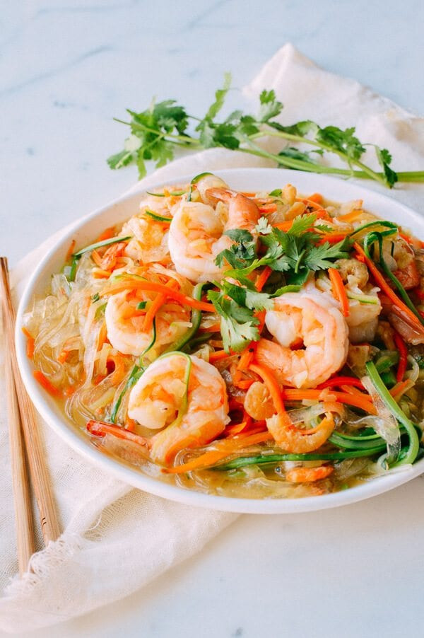 Chinese Noodles With Shrimp
 Ve able Noodles with Shrimp Recipe The Woks of Life