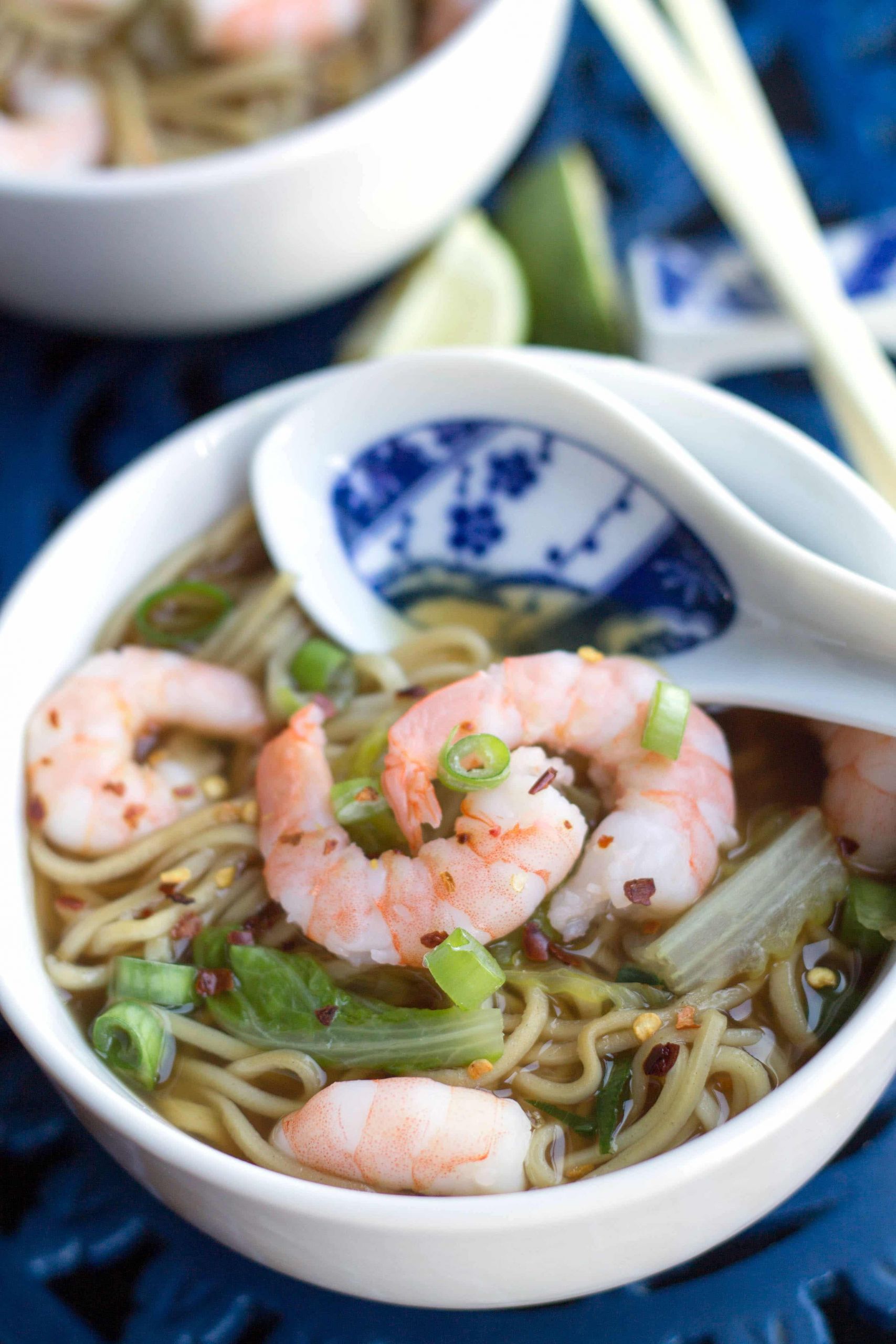 Chinese Noodles With Shrimp
 Quick Chinese Shrimp Noodle Soup Erren s Kitchen