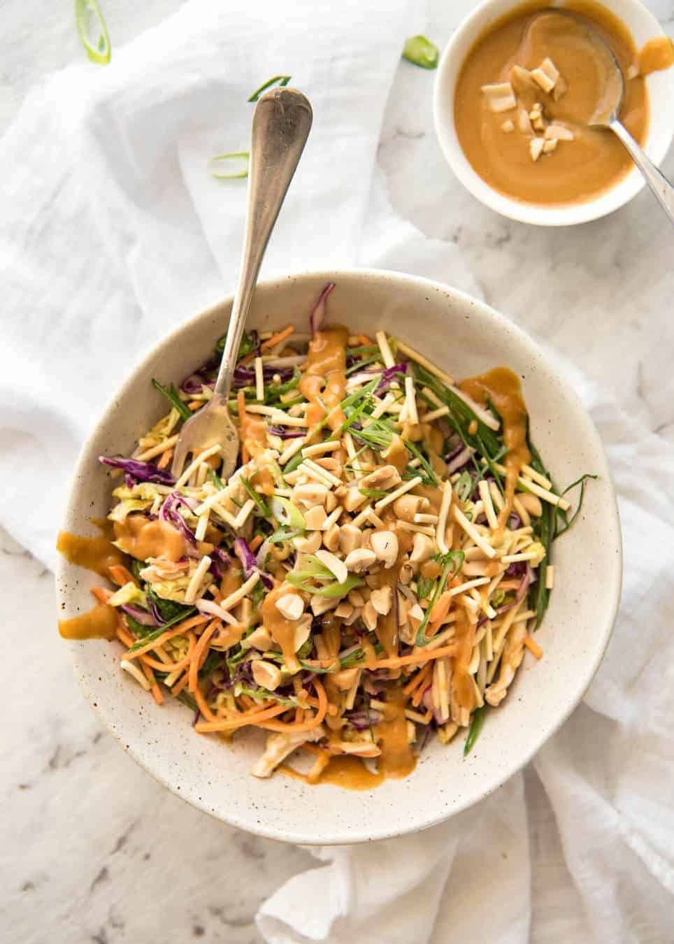 Chinese Peanut Butter Chicken Recipes
 Chinese Chicken Salad with Asian Peanut Salad Dressing