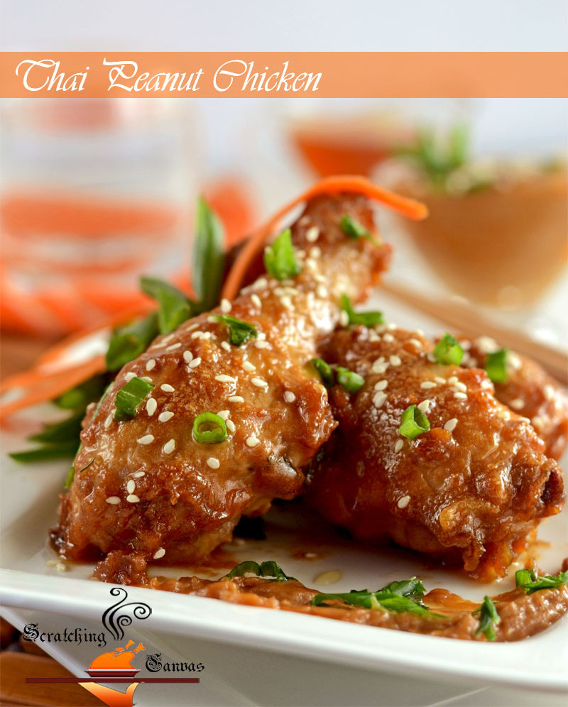 Chinese Peanut Butter Chicken Recipes
 Baked Thai Chicken in Creamy Peanut Sauce