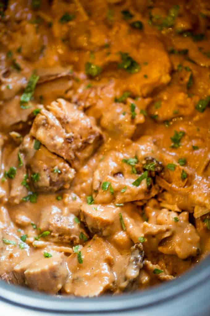 Chinese Peanut Butter Chicken Recipes
 Slow Cooker Thai Peanut Chicken Dinner then Dessert