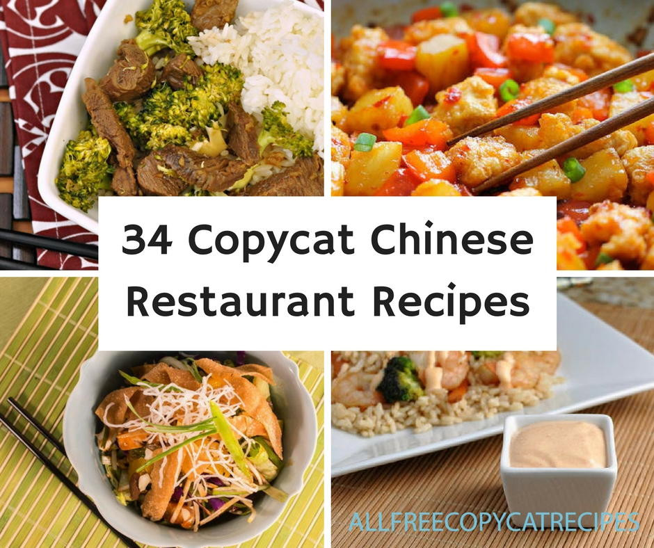 Chinese Restaurants Recipes
 34 Copycat Chinese Restaurant Recipes