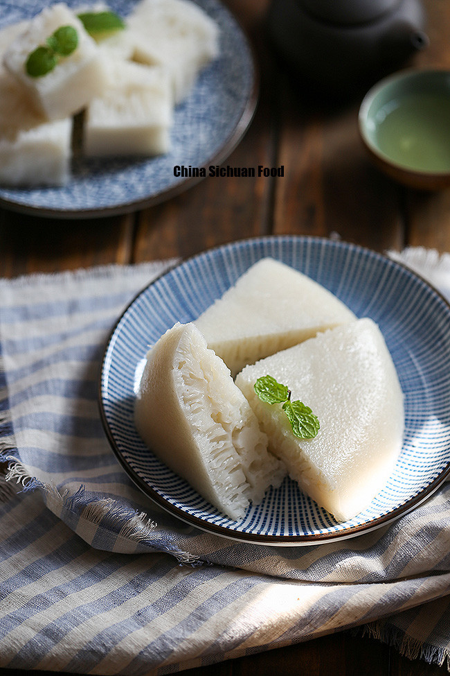 Chinese Steamed Rice Cake Recipe
 Chinese Steamed Rice Cake—Bai Tang Gao