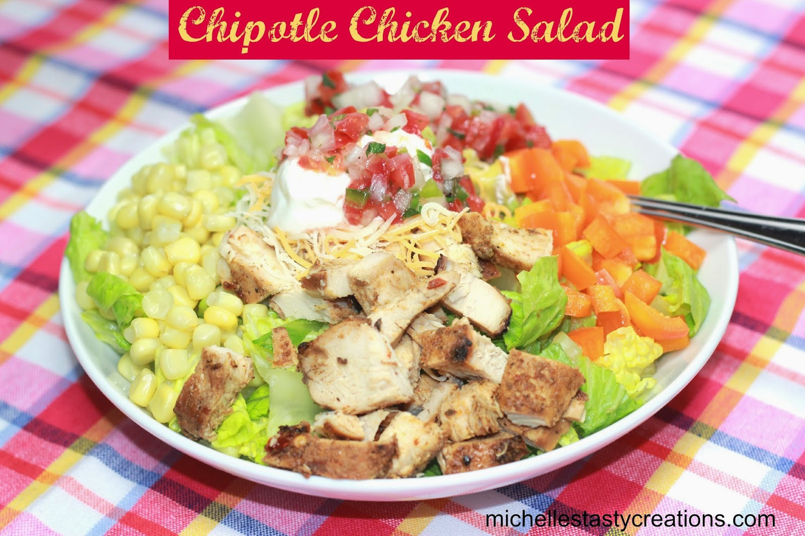 Chipotle Chicken Salad
 Michelle s Tasty Creations Chipotle Chicken Salad Healthy