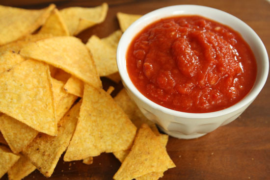 Chips And Salsa Recipe
 Recipe Tomato salsa as tortilla chips dip sauce