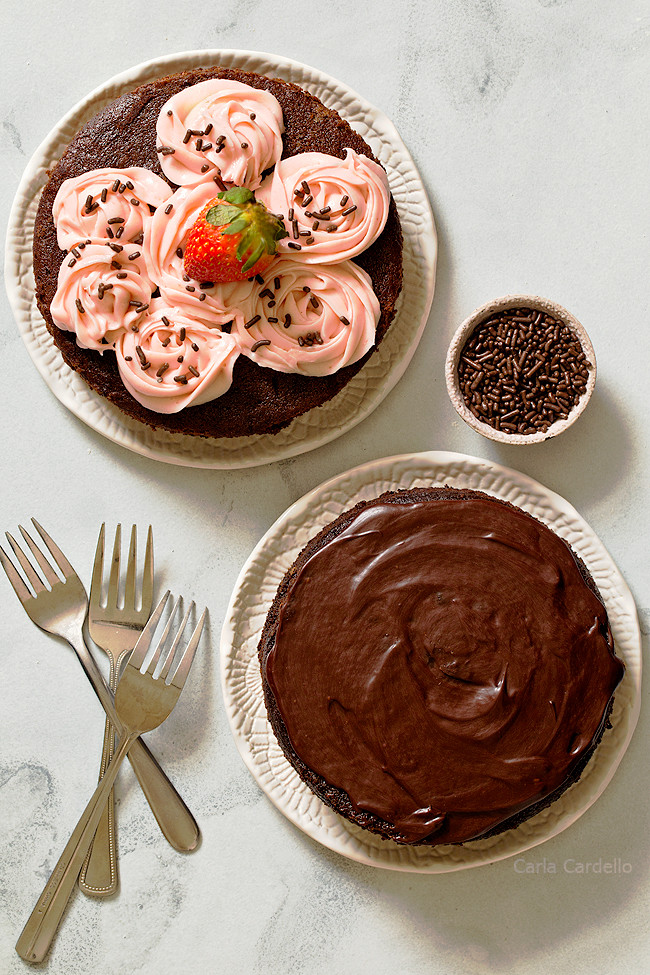 Chocolate Cake For Two
 Small 6 Inch Chocolate Cake For Two Homemade In The Kitchen