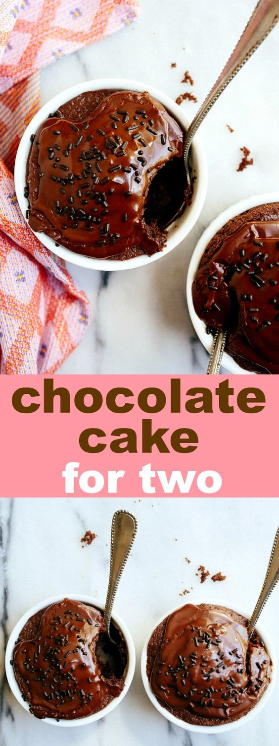 Chocolate Cake For Two
 Chocolate Cake for Two in ramekins