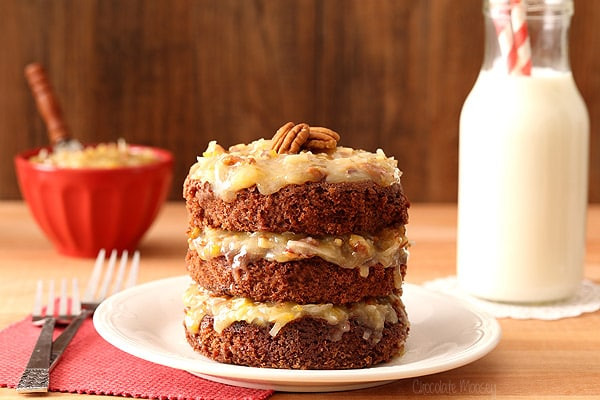 Chocolate Cake For Two
 Mini German Chocolate Cake For Two Homemade In The Kitchen