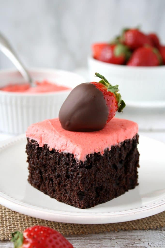 Chocolate Cake With Strawberry Frosting
 When it has to be chocolate recipeoftheweek 1 5 Mar