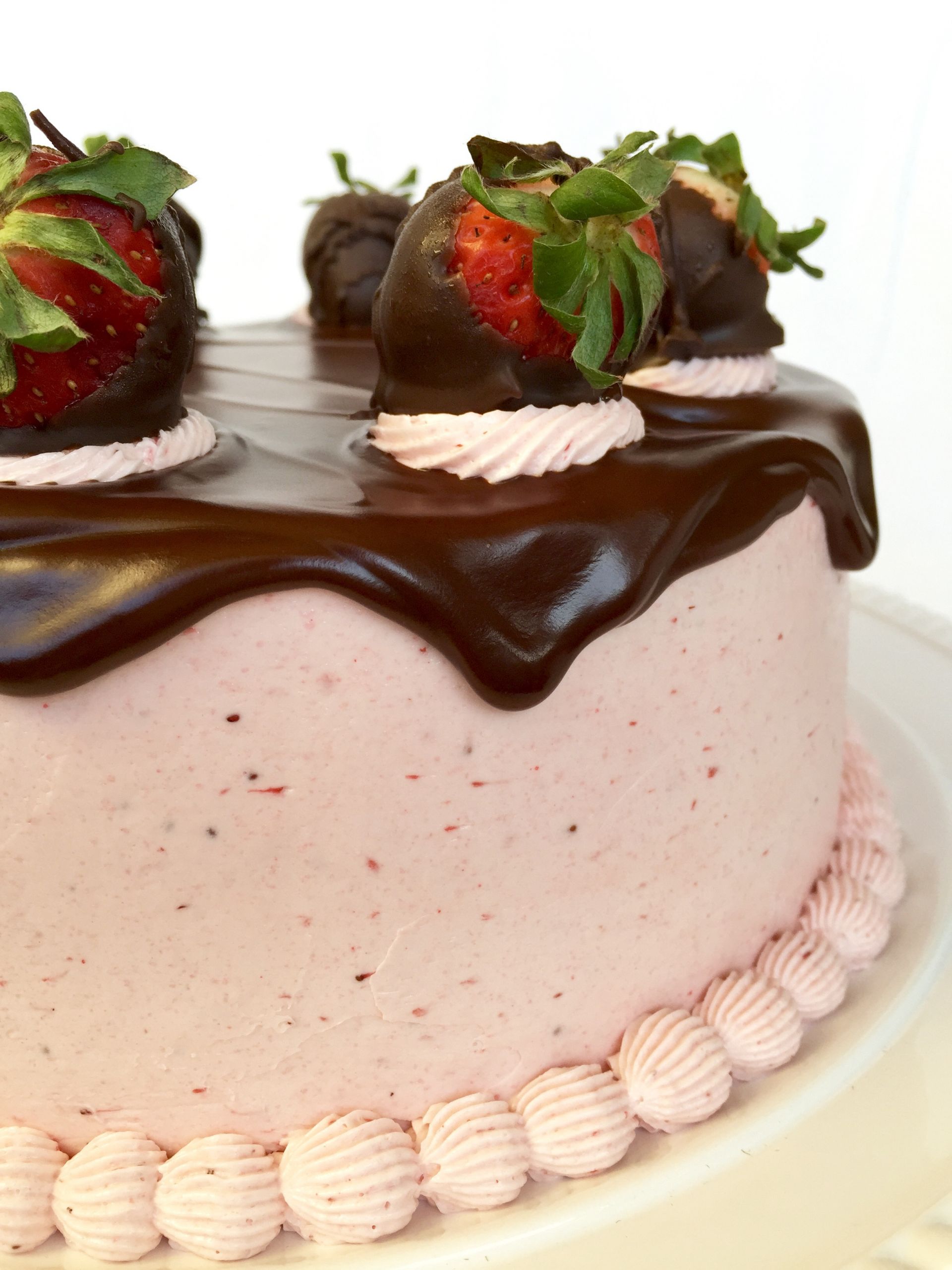 Chocolate Cake With Strawberry Frosting
 Chocolate Covered Strawberry Cake – Jillian Cupcake