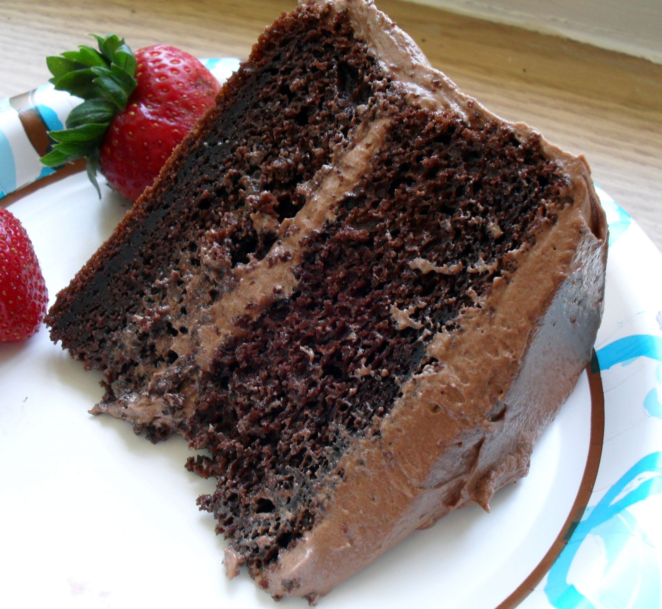 Chocolate Layer Cake Recipes
 Easy Sour Cream Chocolate Layer Cake with To Die For