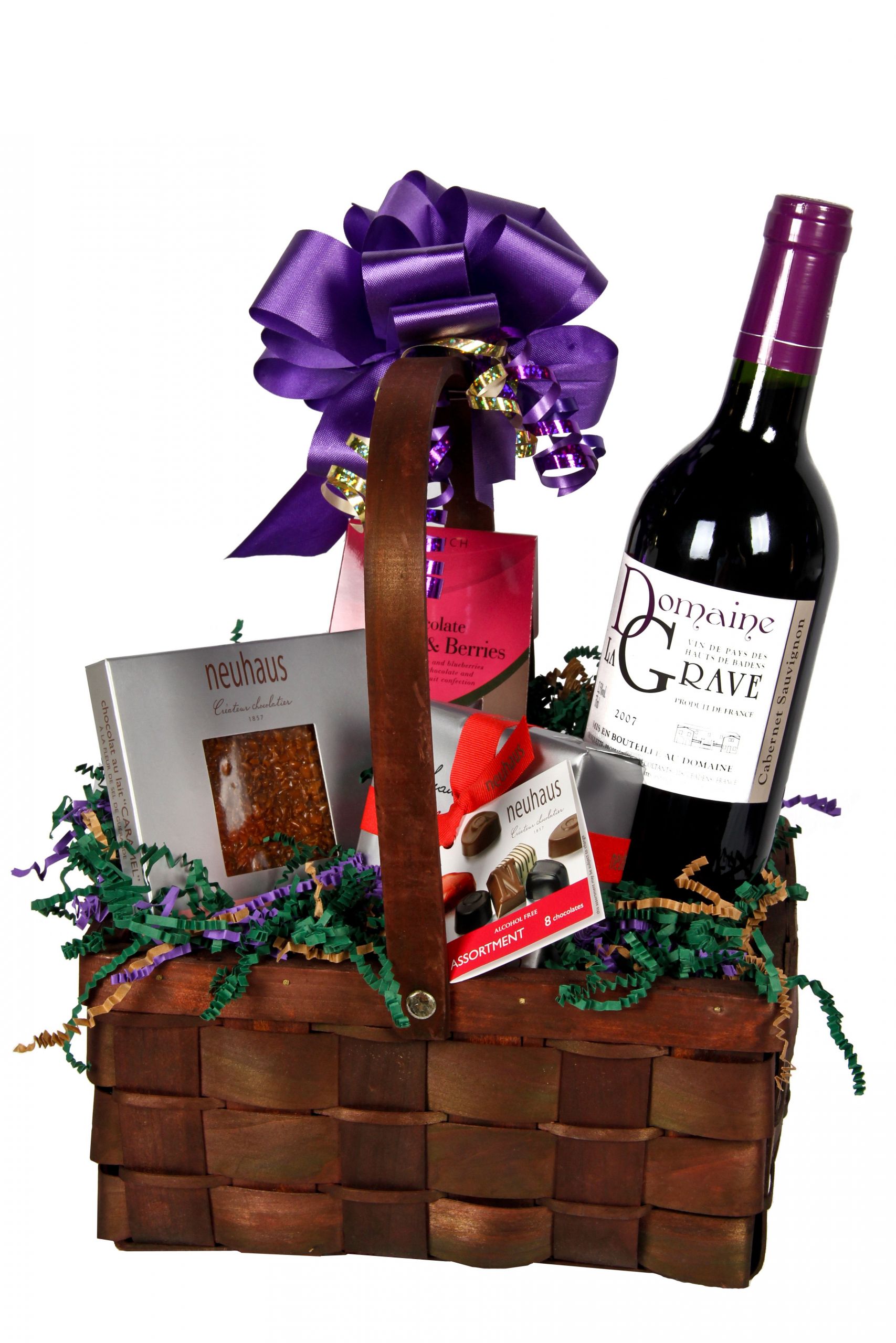 Chocolate Lovers Gift Basket Ideas
 Chocolate Lover s Basket Red Wine With images