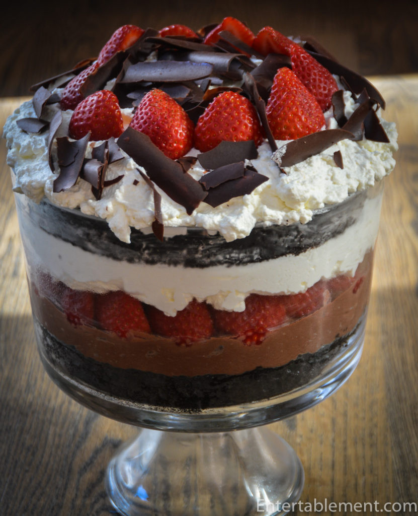 Chocolate Mousse Trifle
 Strawberry Trifle with Chocolate Mousse – Entertablement