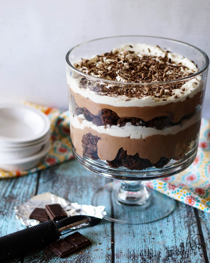 Chocolate Mousse Trifle
 Chocolate Brownie Trifle Accidental Happy Baker