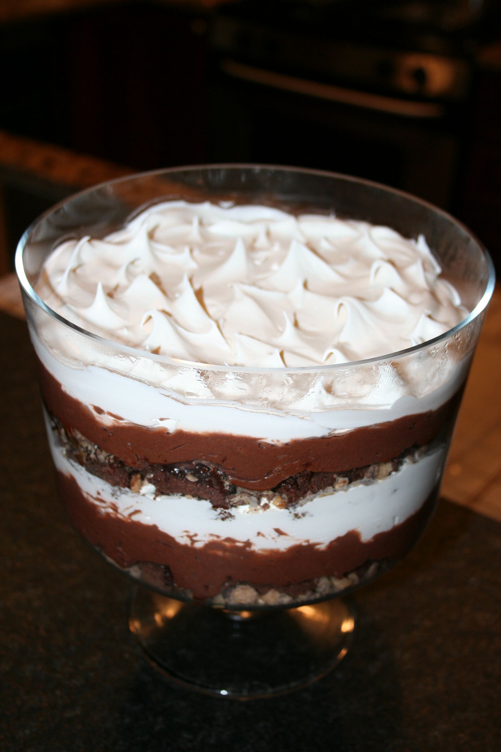 Chocolate Mousse Trifle
 Chocolate Mousse Trifle…a fancy name for Chocolatey
