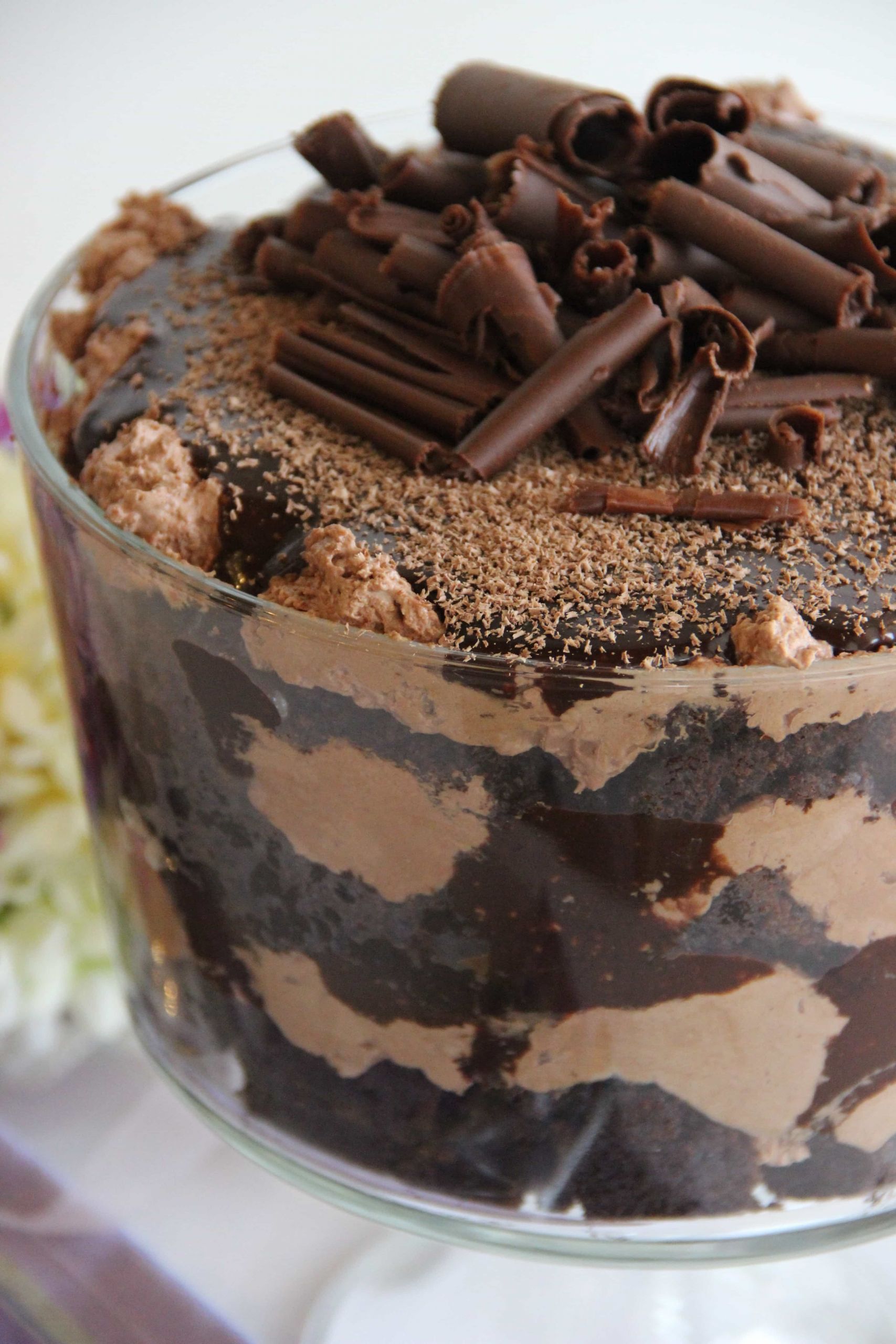 Chocolate Mousse Trifle
 Chocolate Dream Trifle Diary of A Recipe Collector