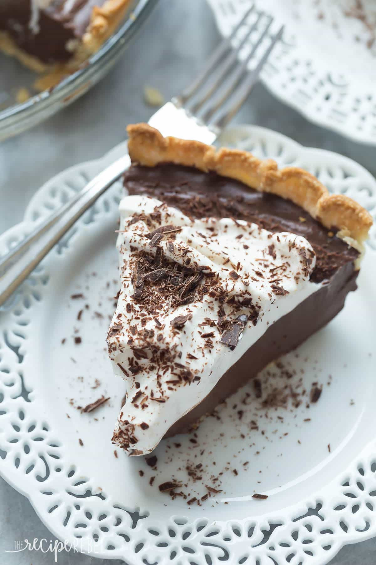 Chocolate Pudding Pie From Scratch
 Homemade Dark Chocolate Pudding Pie Recipe