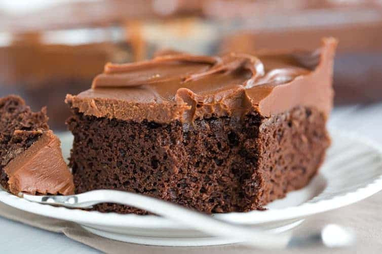 Chocolate Sheet Cake
 Chocolate Sheet Cake with Milk Chocolate Ganache Frosting