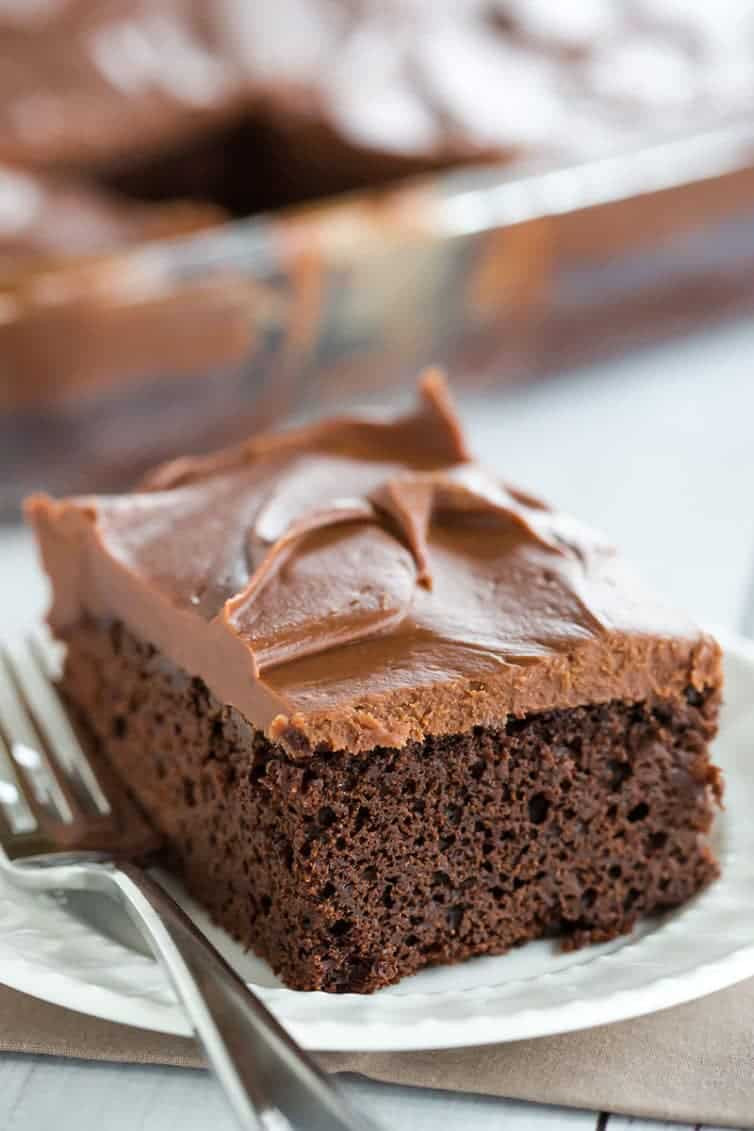 Chocolate Sheet Cake
 Chocolate Sheet Cake with Milk Chocolate Ganache Frosting