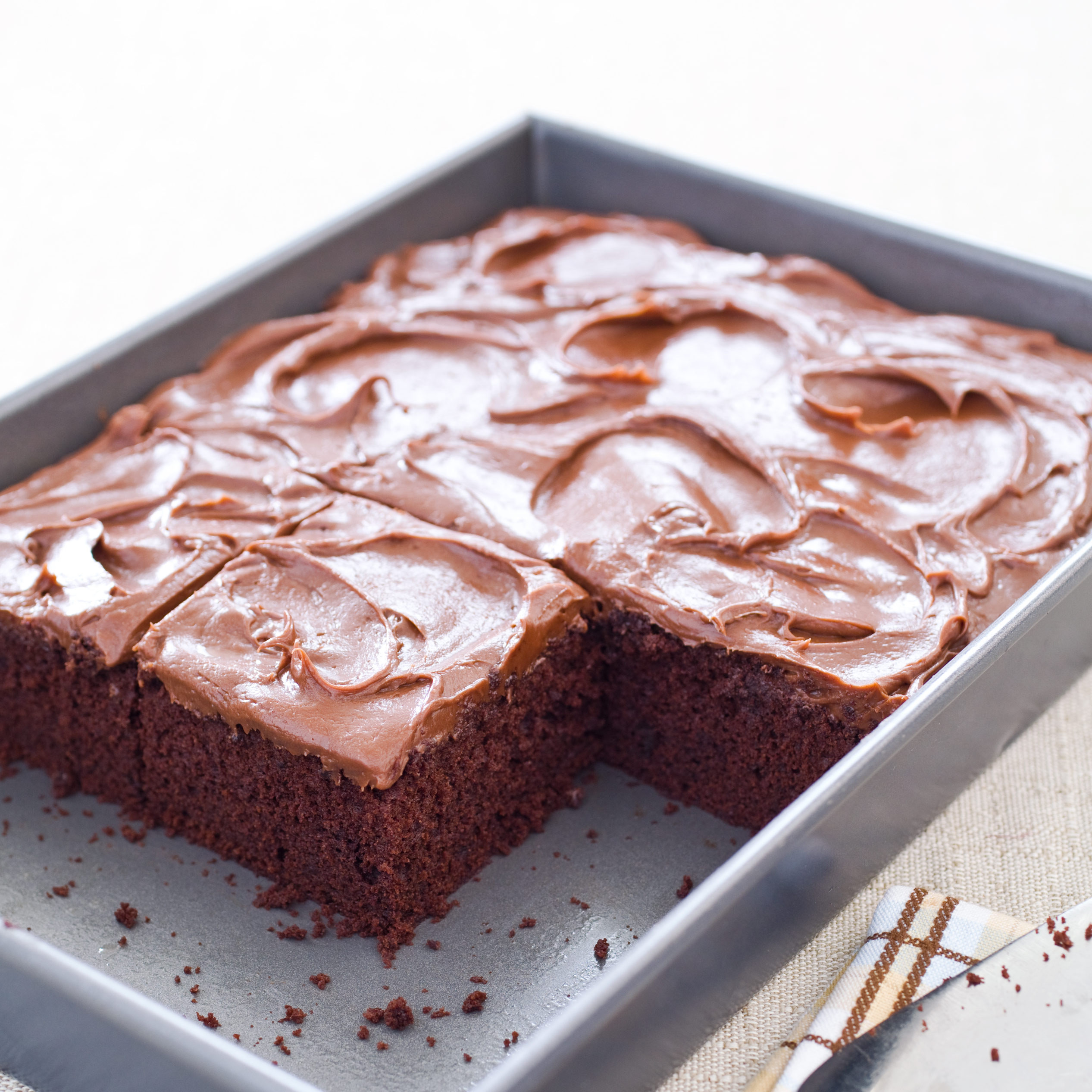 Chocolate Sheet Cake
 Simple Chocolate Sheet Cake