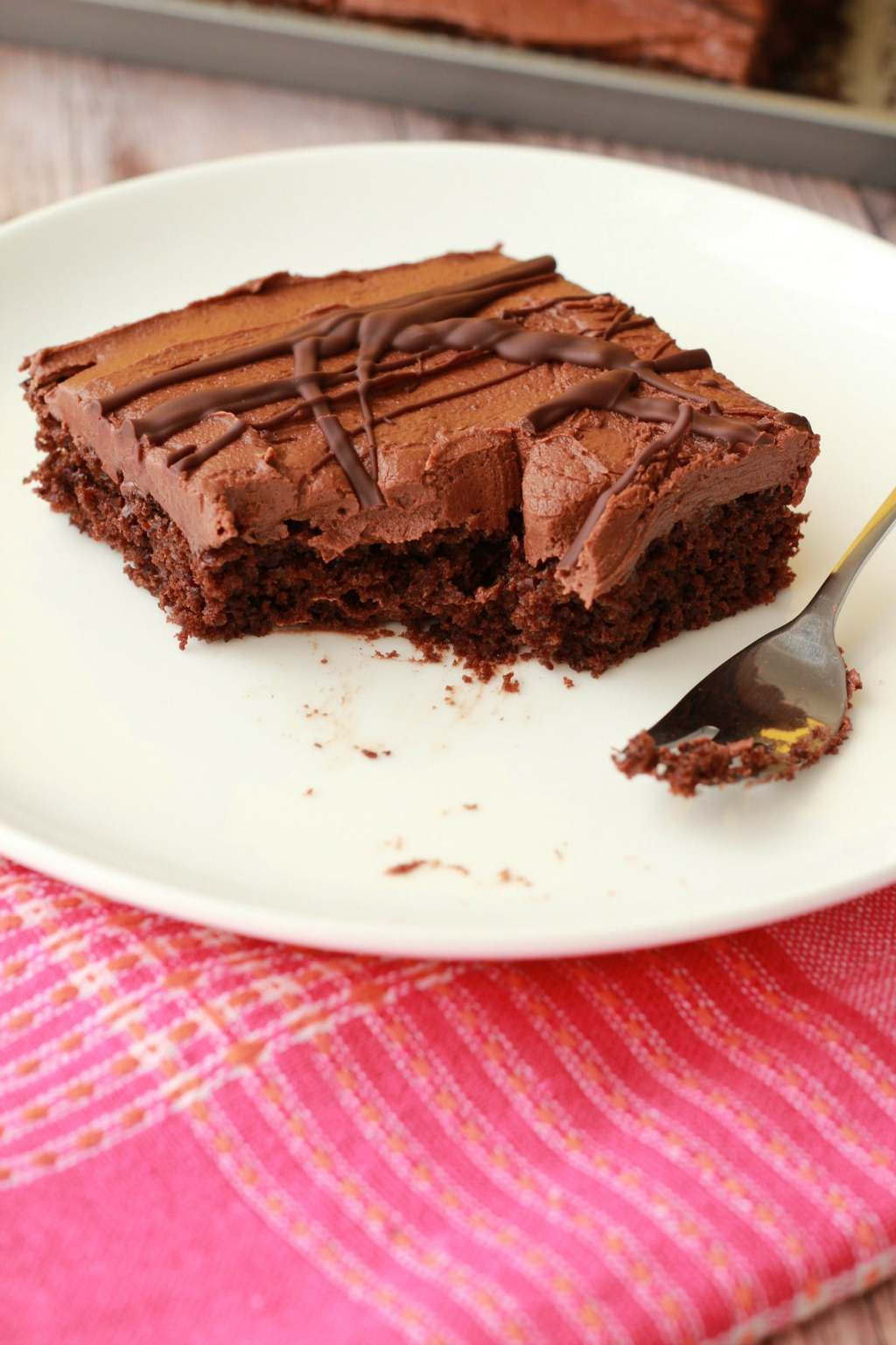 Chocolate Sheet Cake
 Chocolate Sheet Cake with Chocolate Fudge Frosting