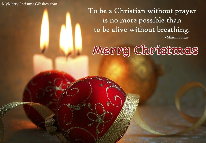 Christian Quote About Christmas
 Religious Christian Christmas Quotes and Sayings for