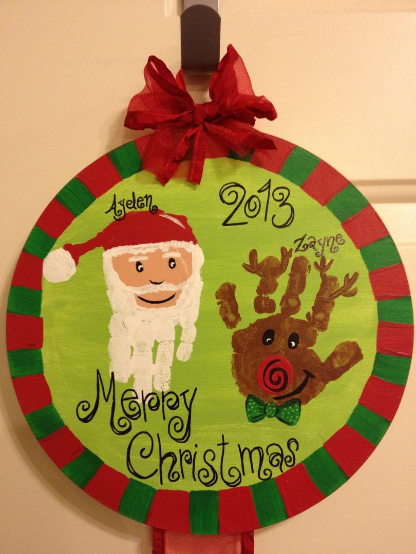 Christmas Art And Craft Ideas For Toddlers
 21 Cute and Fun Christmas Handprint and Footprint Crafts