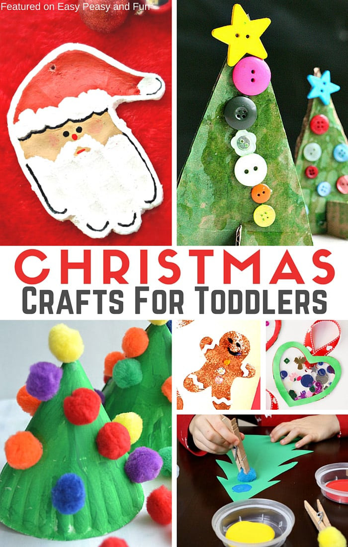 Christmas Art And Craft Ideas For Toddlers
 Simple Christmas Crafts for Toddlers Easy Peasy and Fun