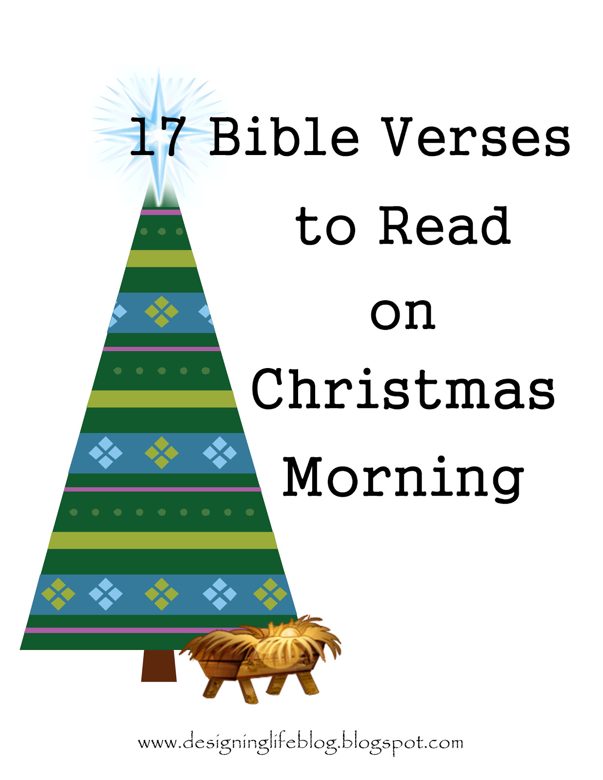 Christmas Bible Quote
 Designing Life 17 Bible Verses to Read on Christmas Morning