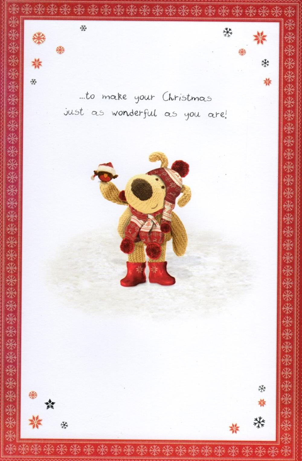 Christmas Birthday Cards
 Boofle Special Daughter Christmas Greeting Card
