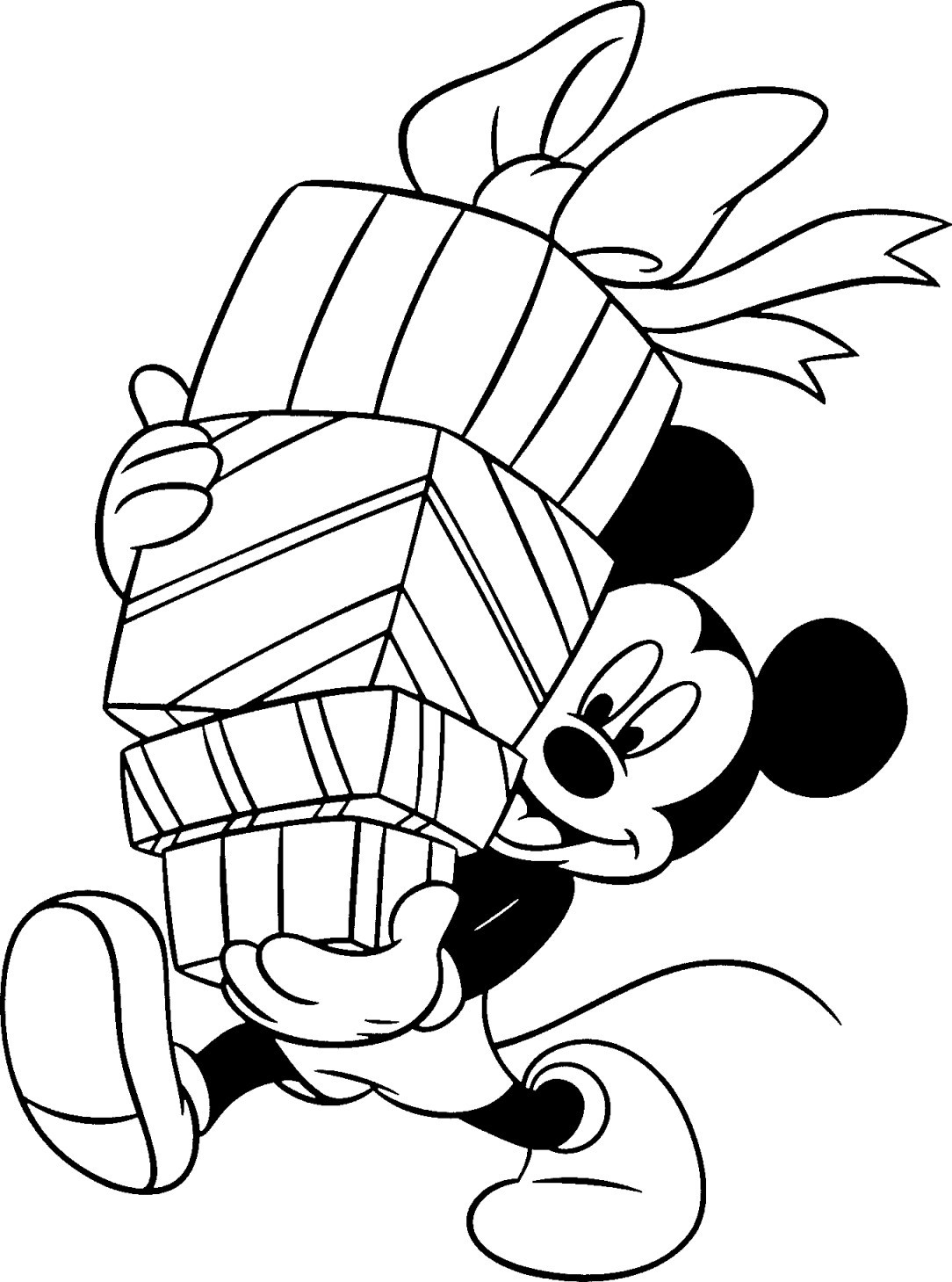 Christmas Coloring Pages Kids
 Free Disney Christmas Printable Coloring Pages for Kids