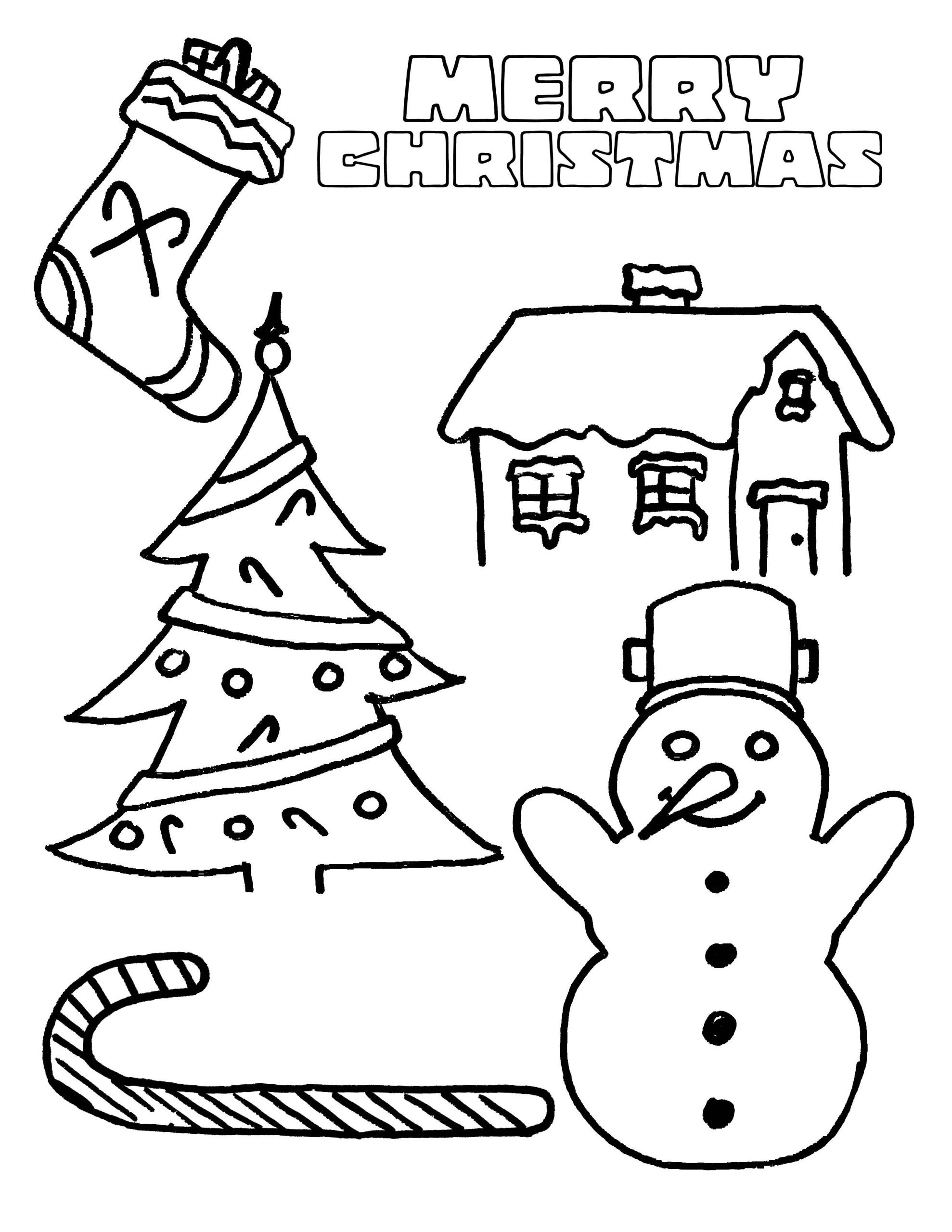 Christmas Coloring Pages Kids
 Party Simplicity free Christmas coloring page for kids