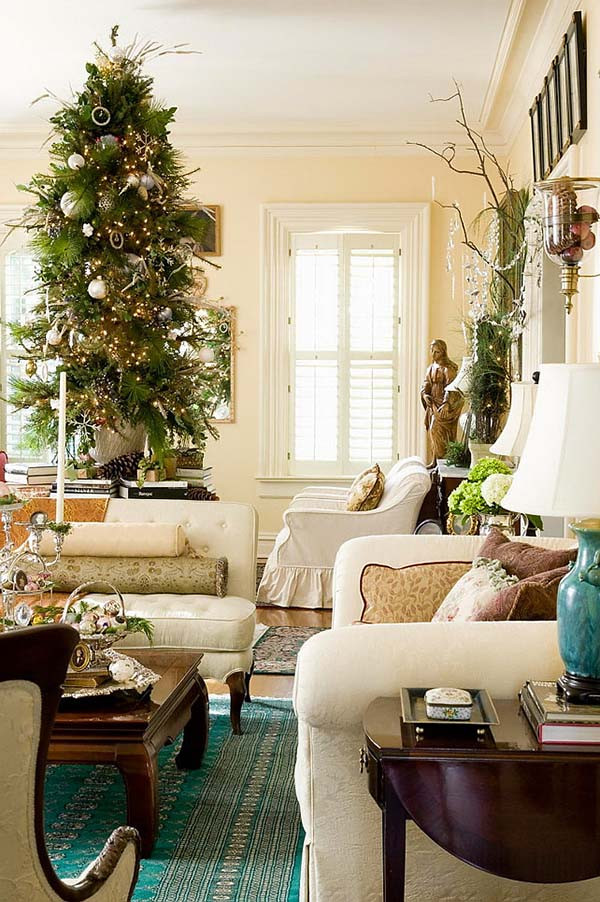 Christmas Decor For Living Room
 50 Best Christmas Living Room Decor Ideas