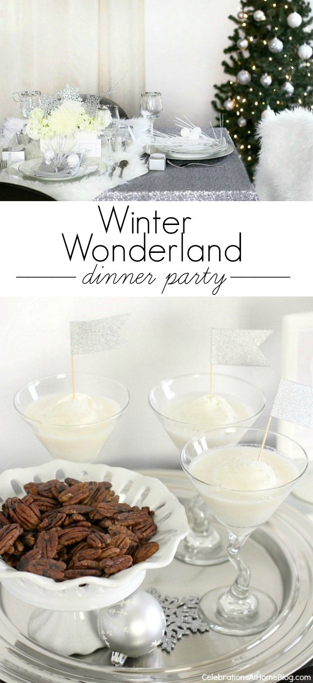 Christmas Dinner Party Theme Ideas
 Winter Wonderland Holiday Party Ideas Celebrations at Home