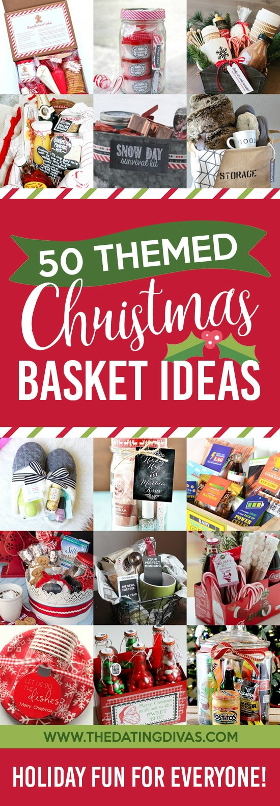 Christmas Gift Basket Theme Ideas
 50 Themed Christmas Basket Ideas The Dating Divas