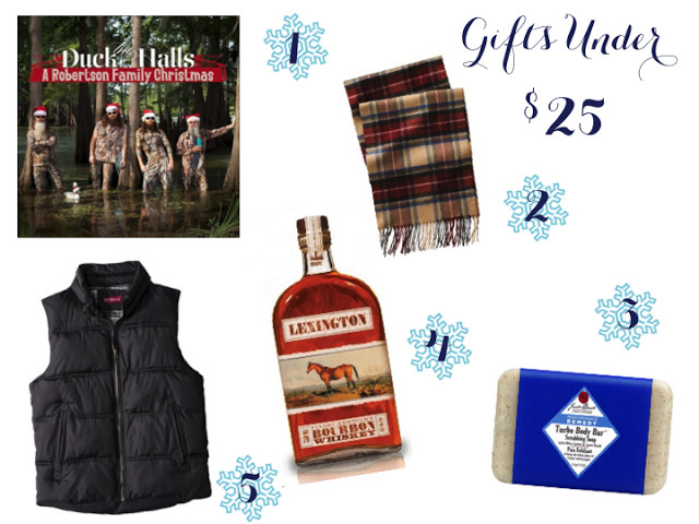 Christmas Gift Ideas For Him Under $25
 Holiday Gifts Under $25 For Him Gift Ideas