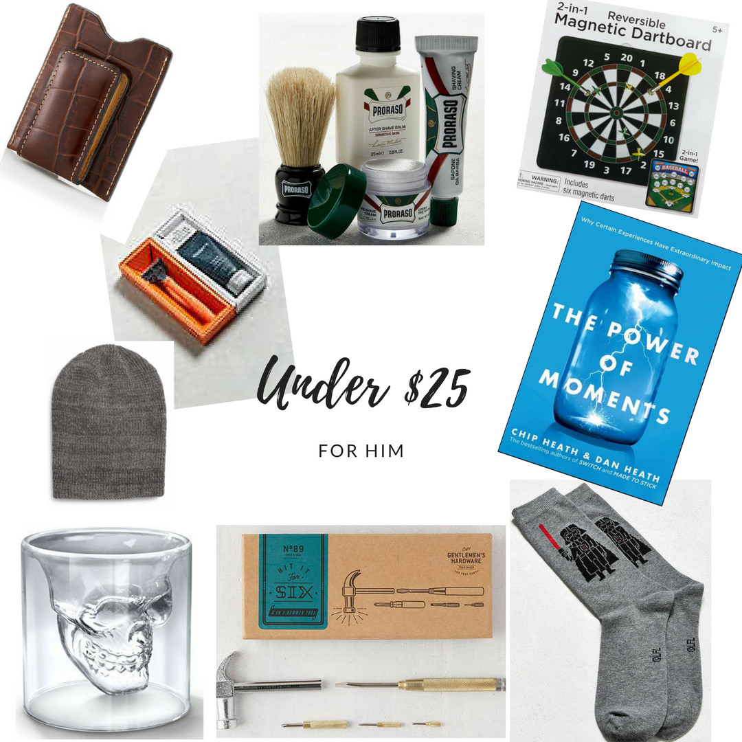 Christmas Gift Ideas For Him Under $25
 Gifts for him under $25 Christmas Holidays SecretSanta