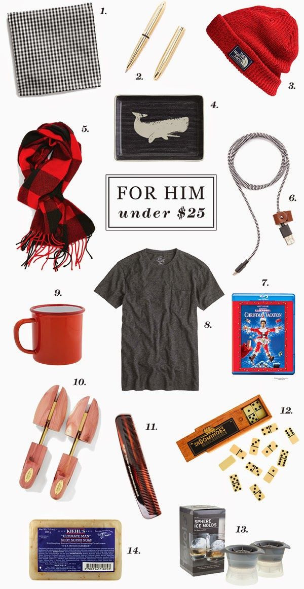 Christmas Gift Ideas For Him Under $25
 Gifts For Him Under $25