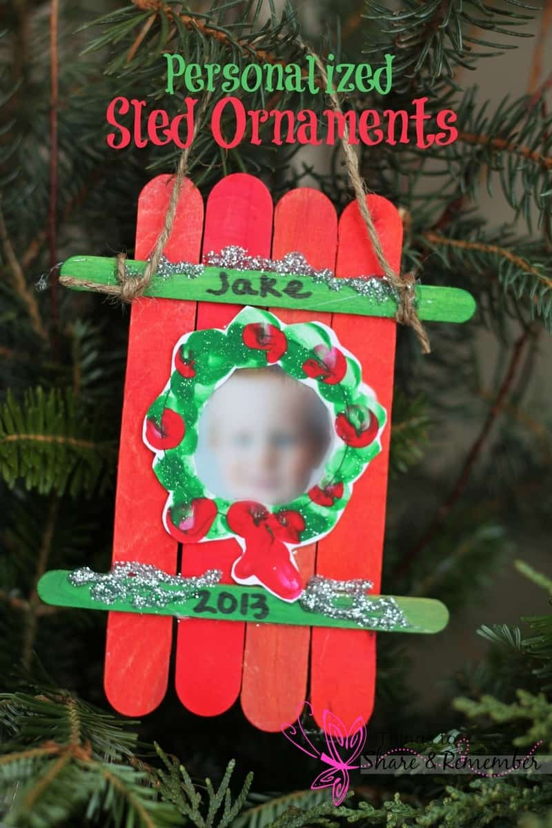 Christmas Gifts For Crafters
 Sled Craft Ornament