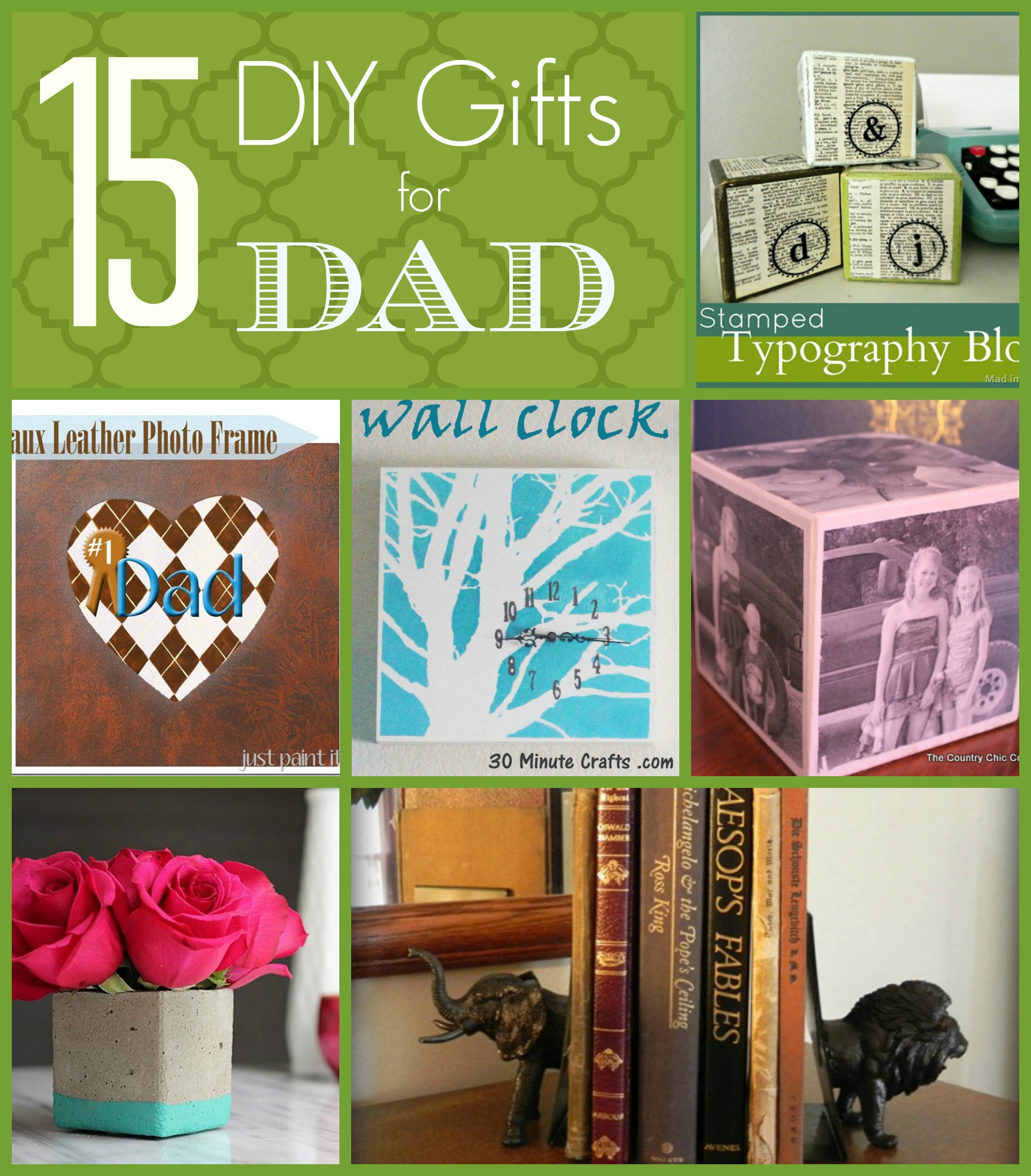 Christmas Gifts For Dad DIY
 15 DIY Gift Ideas for Dad Just Paint It Blog