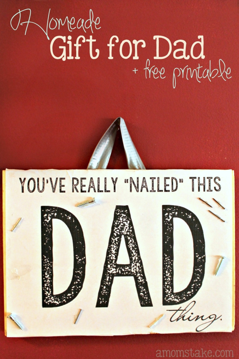 Christmas Gifts For Dad DIY
 Dad You ve Nailed It Homemade Gift for Dad A Mom s Take