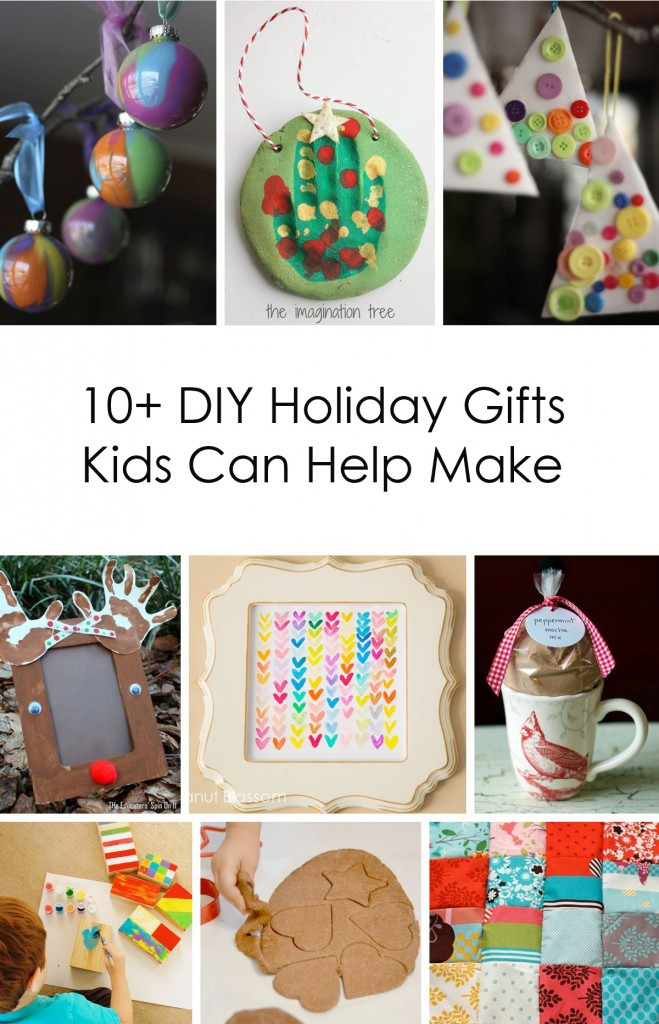 Christmas Gifts From Kids
 10 DIY Holiday Gifts Kids Can Help Make