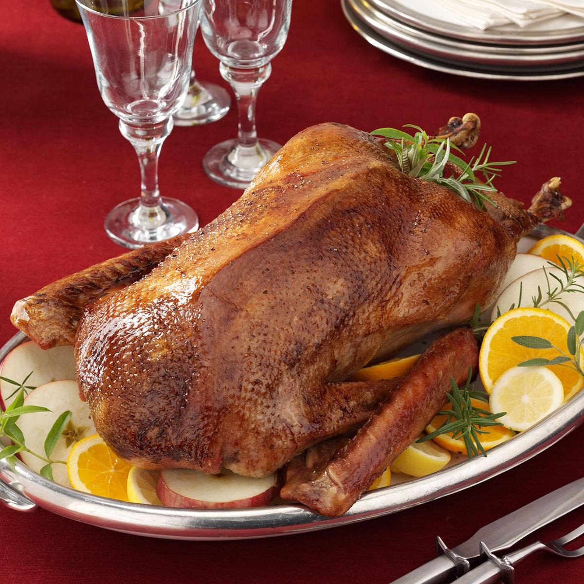 Christmas Goose Dinner
 Roast Christmas Goose Recipe