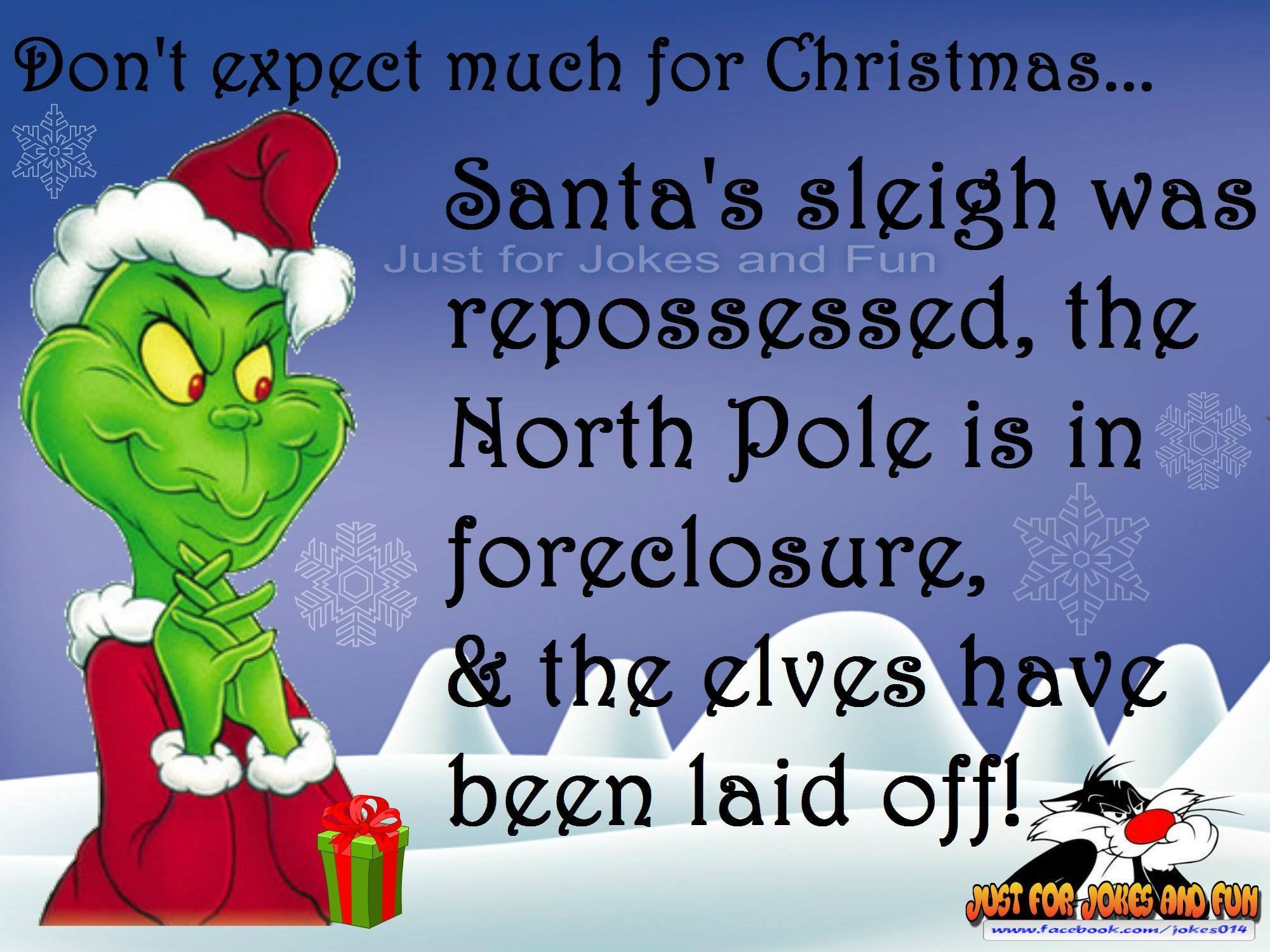 Christmas Humor Quotes
 Funny Christmas Quote With The Grinch s