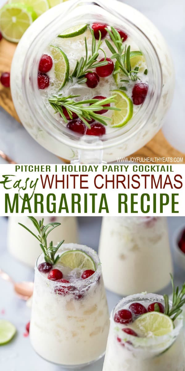 Christmas Margaritas Recipes
 Easy White Christmas Margarita Pitcher Recipe